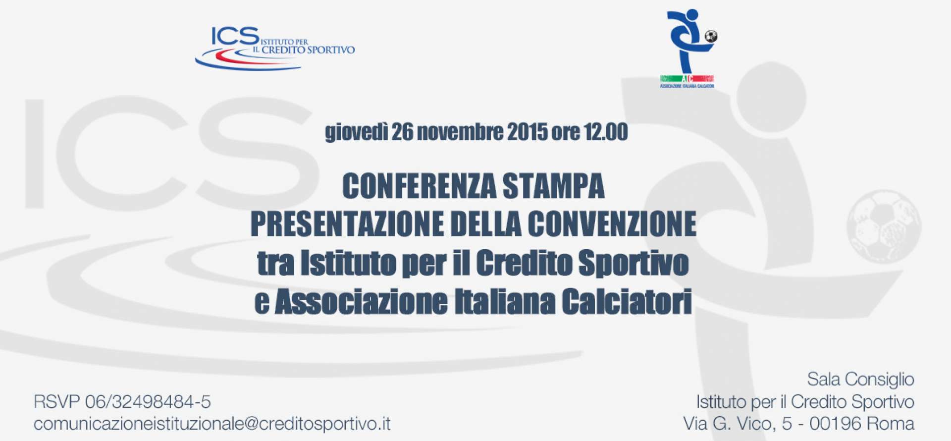 Convenzione AIC/ICS