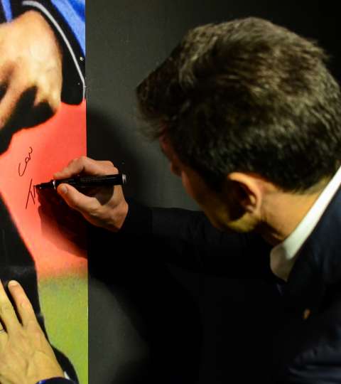Zanetti Javier Eroi del Calcio Genova AIC Magazzini del Cotone